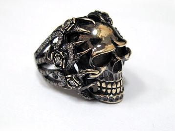    Tattoo Skull ANR25-002Gold